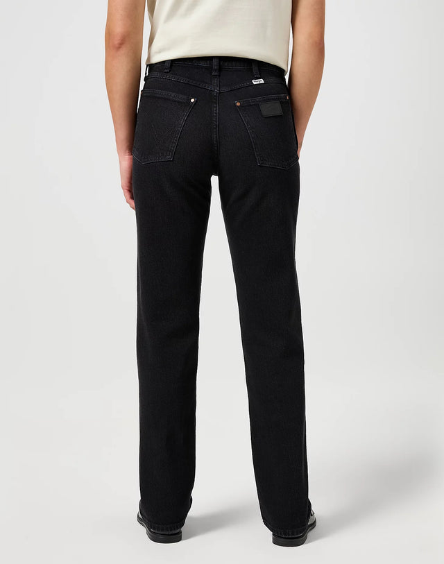 Wrangler - Straight Fit Jeans - SUNSET BLACK/ SUGARCOVE
