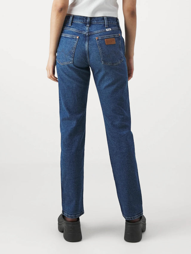 Wrangler - Straight Fit Jeans - SUNSET DARK WASH