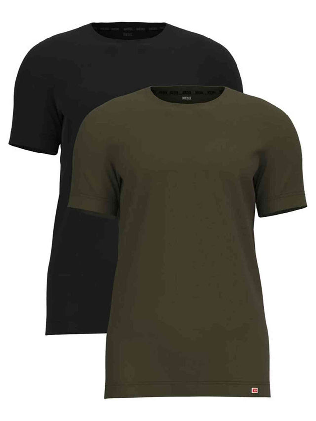 Diesel - Slim Fit T-Shirt - UMTEE-RANDAL-TUBE (2er Pack)