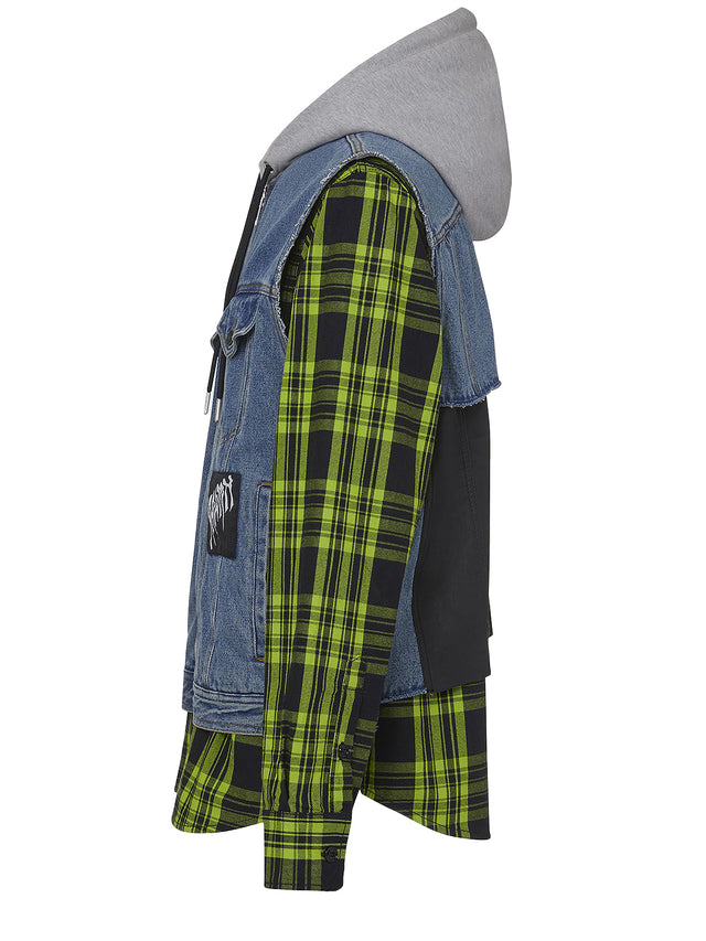 Diesel - Patchwork Jacke - J-RUBEN 5IS