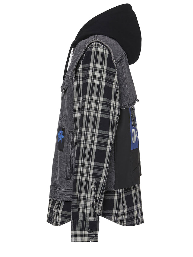 Diesel - Patchwork Jacke - J-RUBEN 9XX