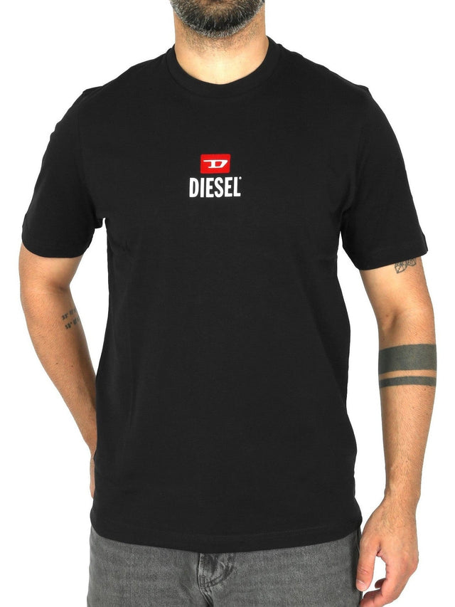 Diesel - Regular Fit T-Shirt - T-JUST SMALL-NEW D LOGO