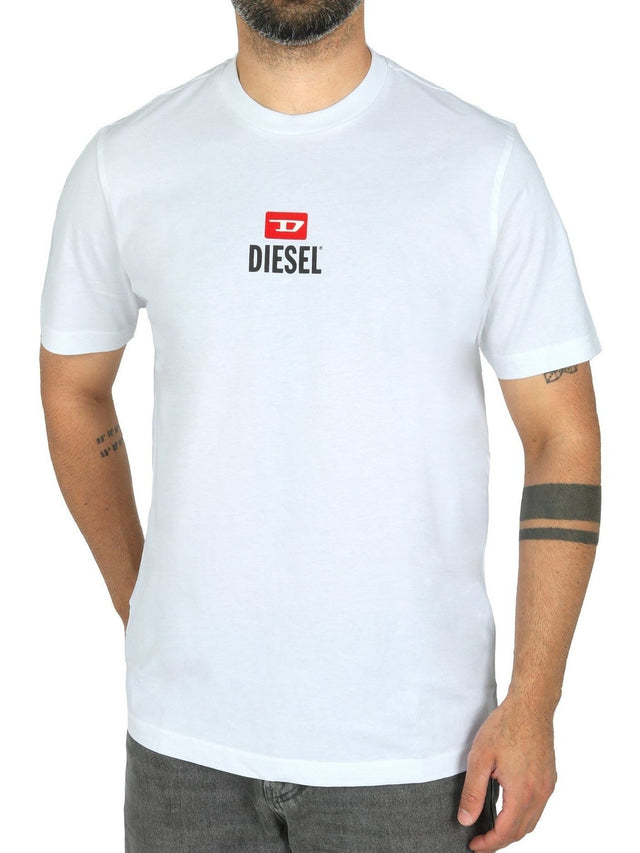 Diesel - Regular Fit T-Shirt - T-JUST SMALL-NEW D LOGO
