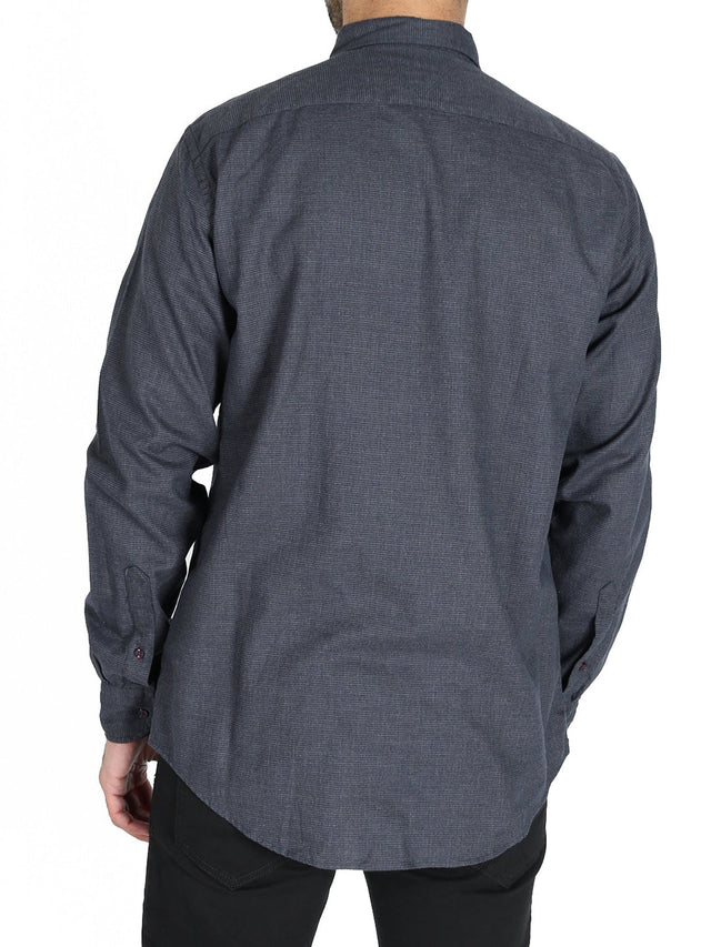 Tommy Hilfiger - Hemd - Houndstooth 071 Dunkelgrau