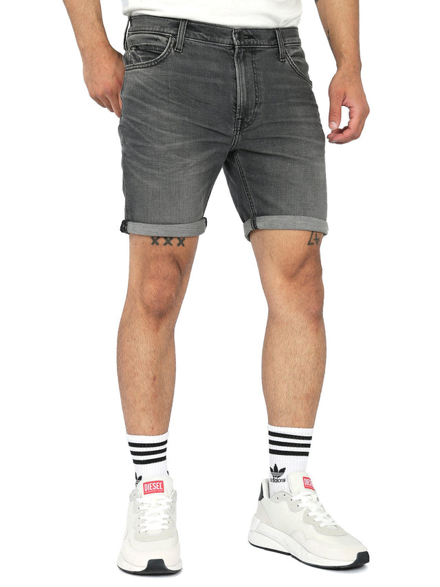 Lee - Slim Fit Denim Shorts - RIDER WASHED GREY