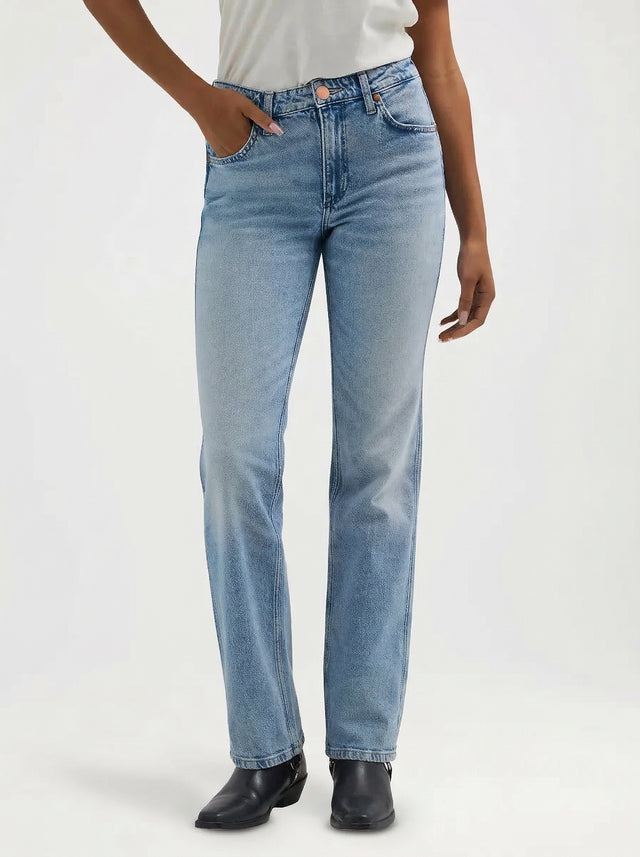 Wrangler - Straight Fit Jeans - SUNSET FROSTY SILVER