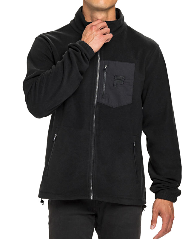FILA - Fleecejacke - PAXTON Schwarz