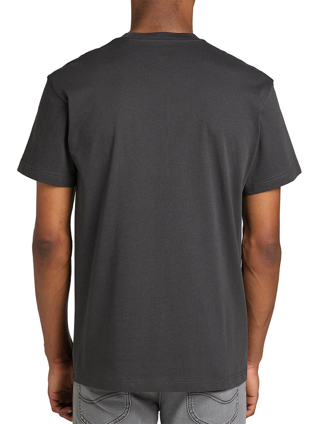 Lee - T-Shirt - Varsity Tee Washed Black