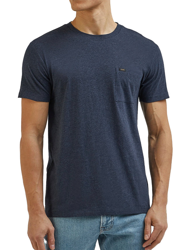 Lee - T-Shirt - Ultimate Pocket Tee Navy