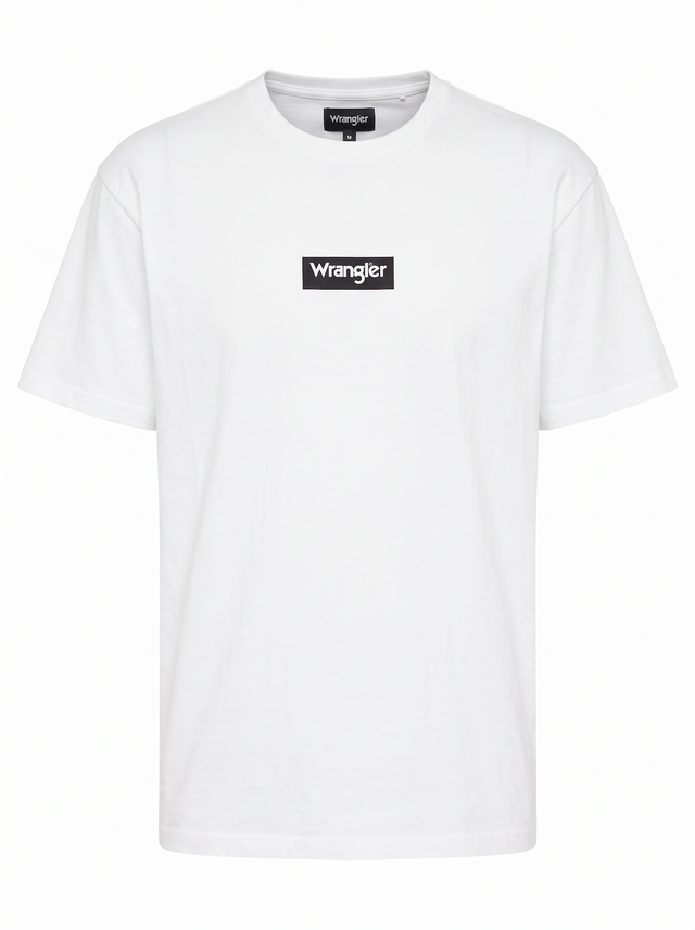 Wrangler - T-Shirt - Small Box Tee Weiß