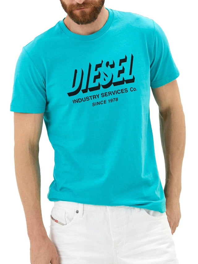 Diesel - Slim Fit T-Shirt - T-DIEGOS-A5 Türkis 5II