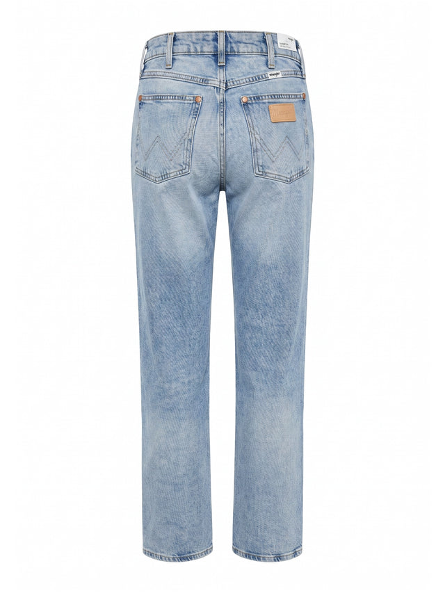 Wrangler - Straight Fit Jeans - SUNSET FROSTY SILVER