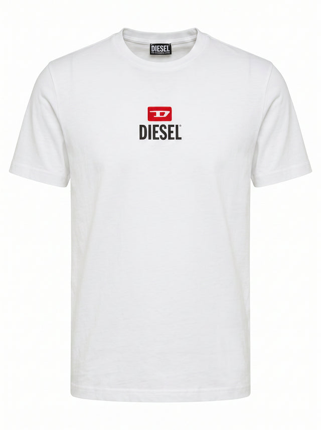 Diesel - Regular Fit T-Shirt - T-JUST SMALL-NEW D LOGO
