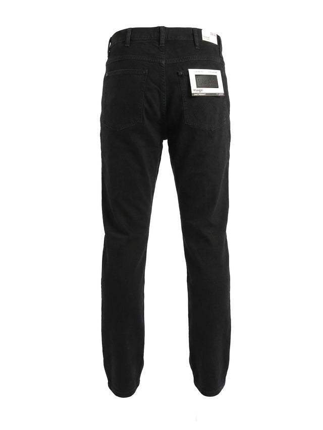 Wrangler - Tapered Fit Jeans - RIVER RINSE BLACK