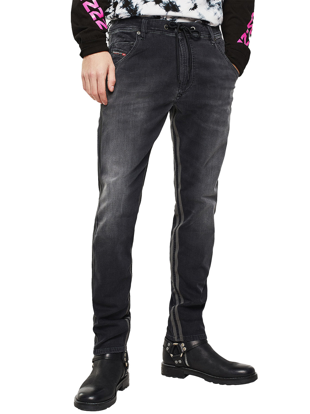 Diesel Tapered Fit JoggJeans Krooley 0094Q DenimBar