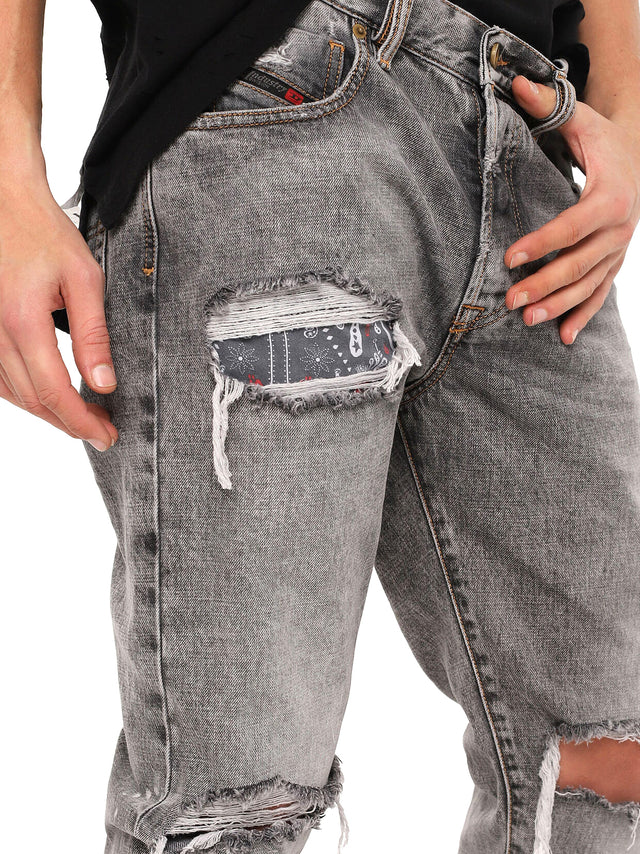 Diesel - Slim Cropped Jeans - Mharky 089AT