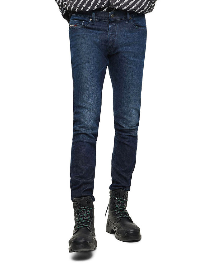 Slim Fit Jeans - D-Luster 0095K Blau