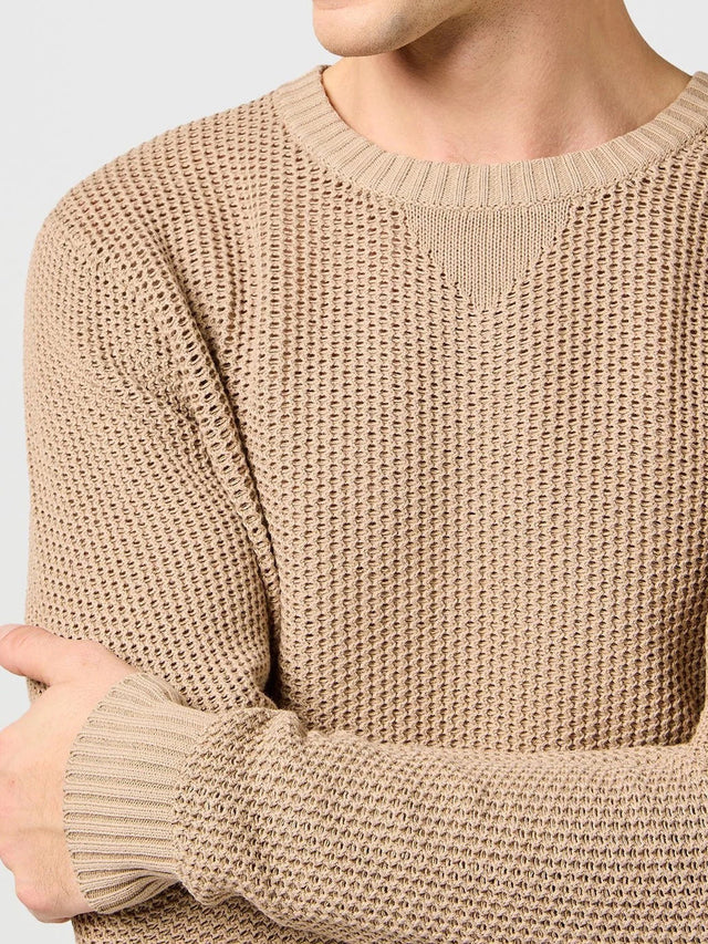 Wrangler - Sweater - CREWNECK TIMBERWOLF