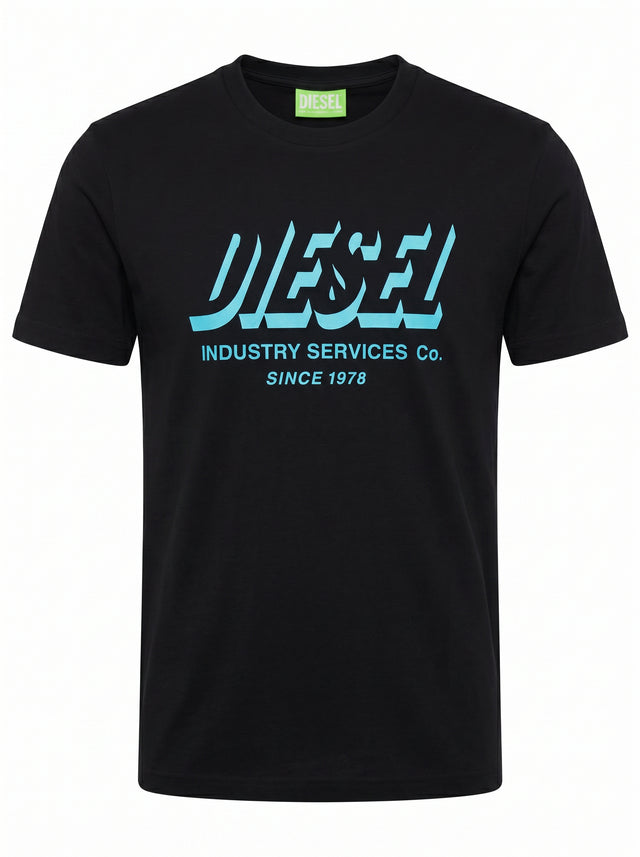 Diesel - Slim Fit T-Shirt - T-DIEGOS-A5 Schwarz