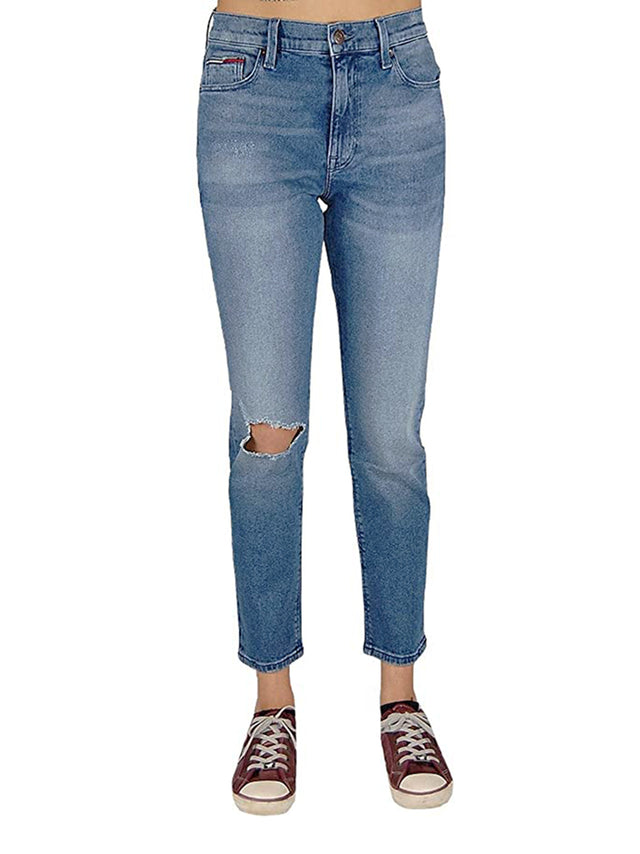 Tommy Hilfiger - Slim Fit Jeans - Izzy Cropped Flanders Mid Blue
