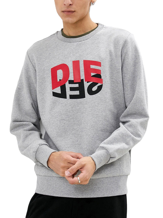 Diesel - Sweater - S-GIRK-N80 Grey
