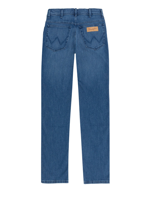 Wrangler - Straight Fit Jeans - Texas Aries Blue
