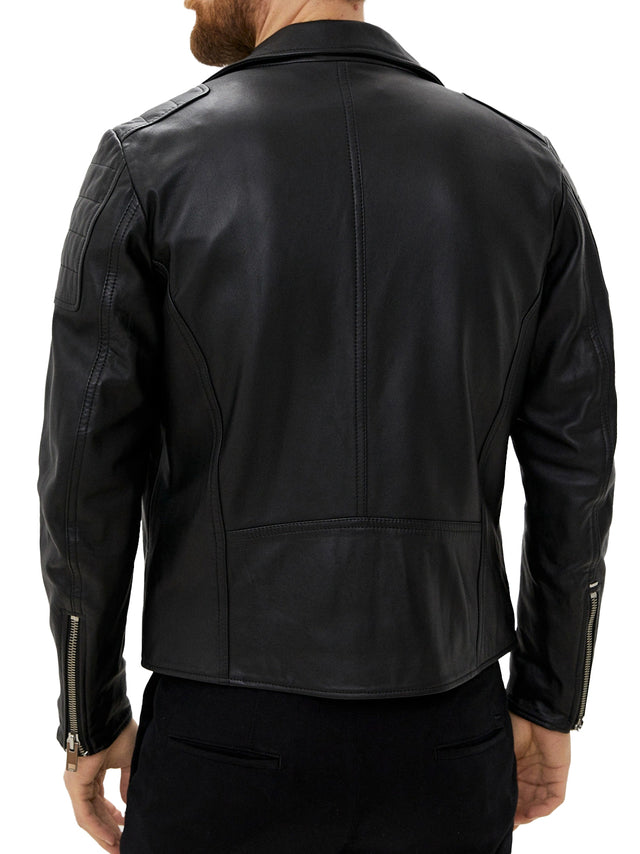 Diesel - leather jacket - R-PUSMIR