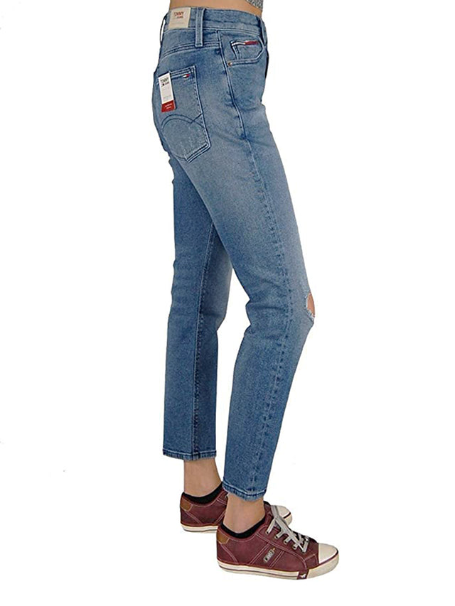 Tommy Hilfiger - Slim Fit Jeans - Izzy Cropped Flanders Mid Blue