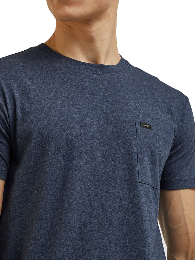 Lee - T-Shirt - Ultimate Pocket Tee Navy