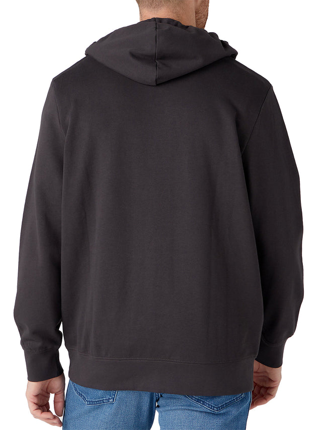 Wrangler - Hoodie - Logo Hoodie Faded Black