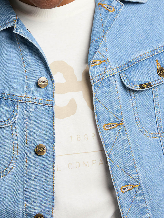 Lee - Jeansjacke - Rider Clean Fresh Light