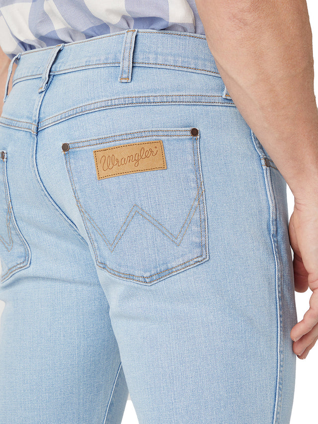 Wrangler - Slim Fit Jeans - Larston Blue Waves