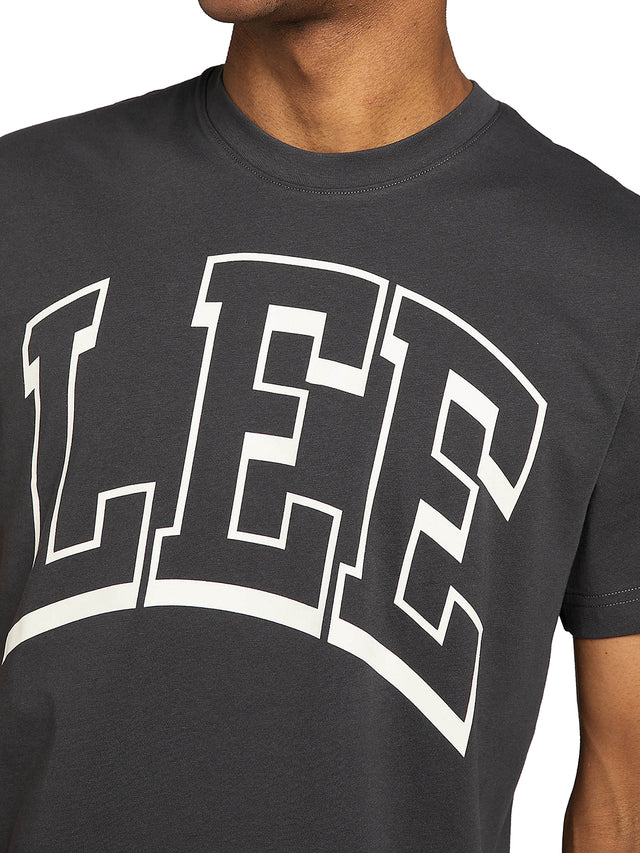 Lee - T-Shirt - Varsity Tee Washed Black