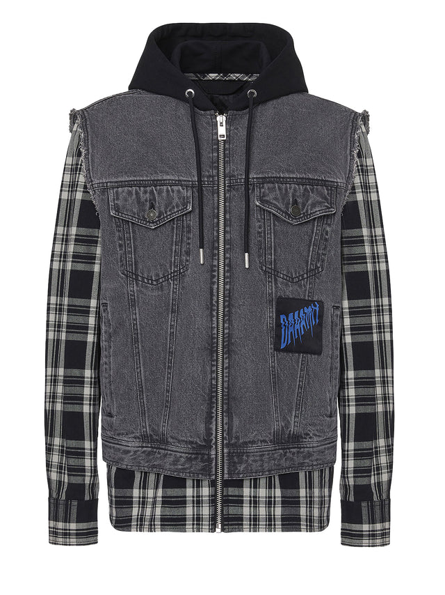 Diesel - Patchwork Jacke - J-RUBEN 9XX