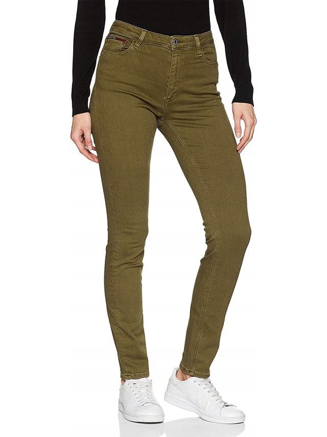 Tommy Hilfiger - Skinny Fit Jeans - Santana Olivegrün