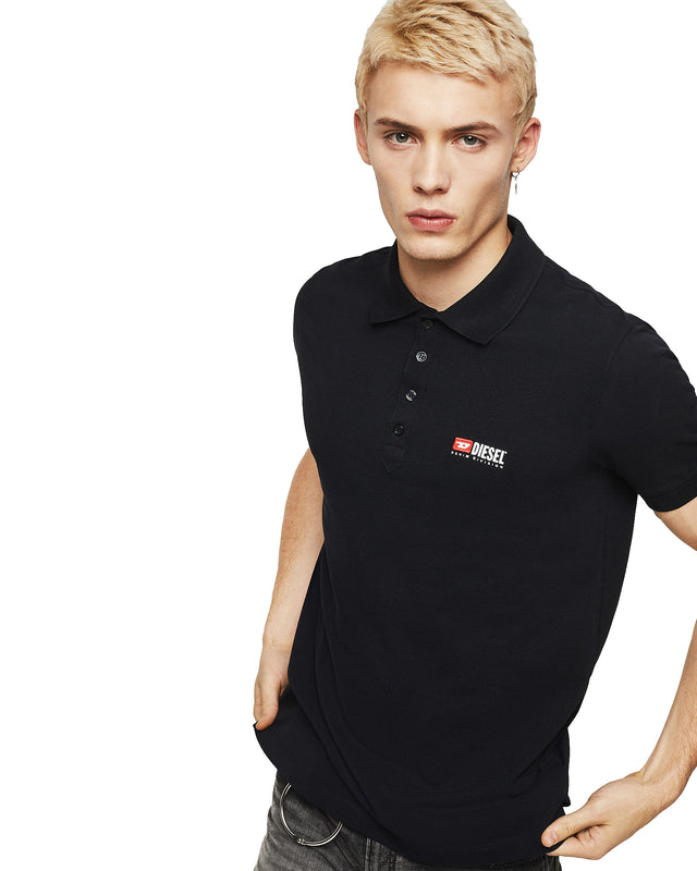 Diesel - Poloshirt - T-WEET-DIV Schwarz