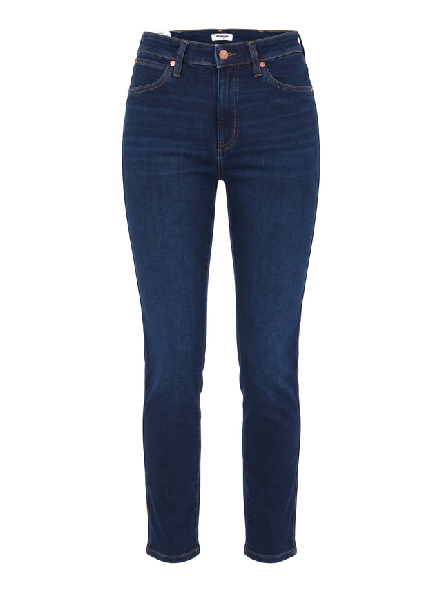 Wrangler - Skinny Fit Jeans - SIENNA WEATHERED RINSE