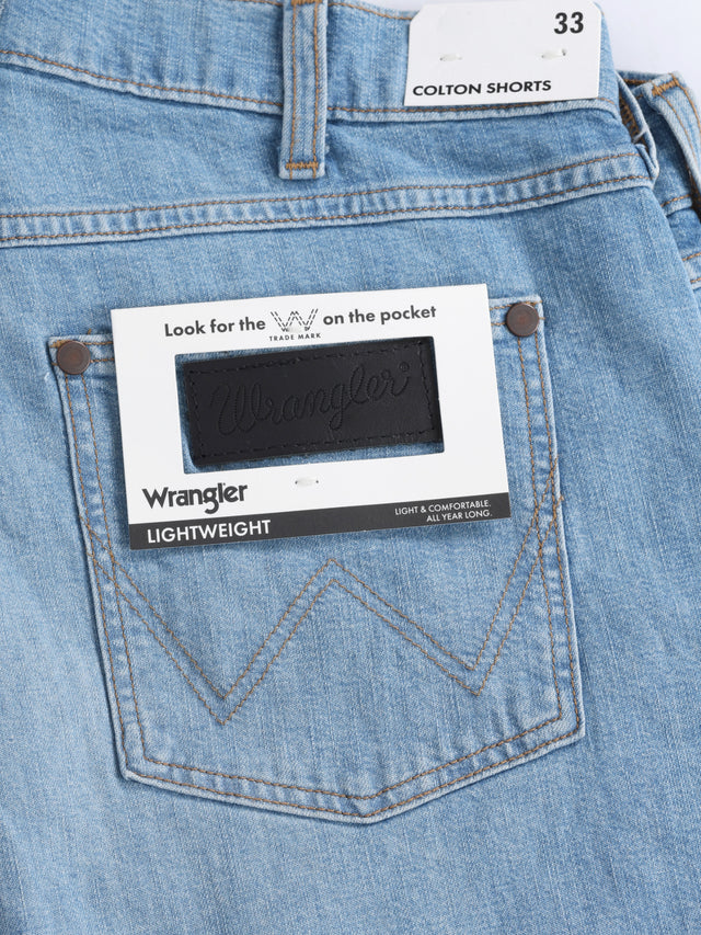Wrangler - Slim Jeans Shorts  - COLTON SLATE SHADE