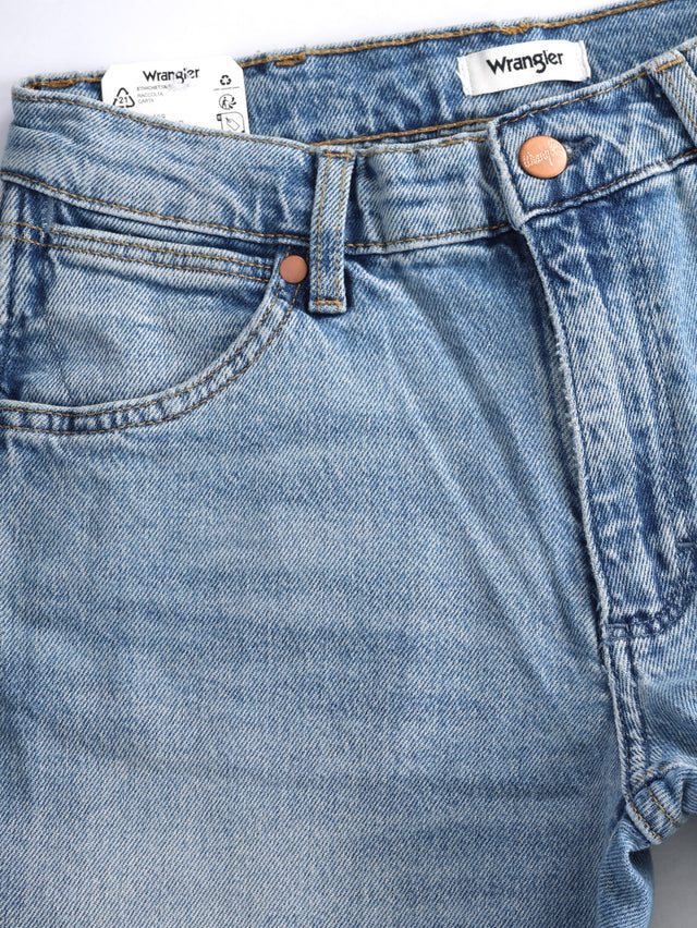 Wrangler - Straight Fit Jeans - SUNSET FROSTY SILVER