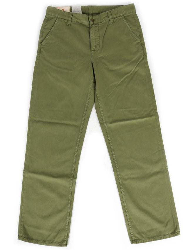 Nudie Relaxed Fit Chino Hose - Lazy Leo Grün