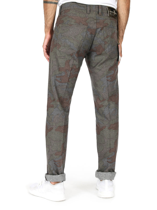 Jacob Cohen - Tapered Fit Wool Trousers - J688 (Bard) 665