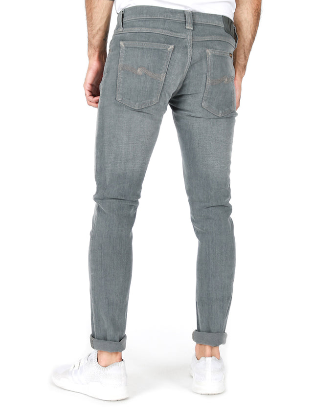 Nudie Skinny Fit Jeans Tight Long John Charcoal