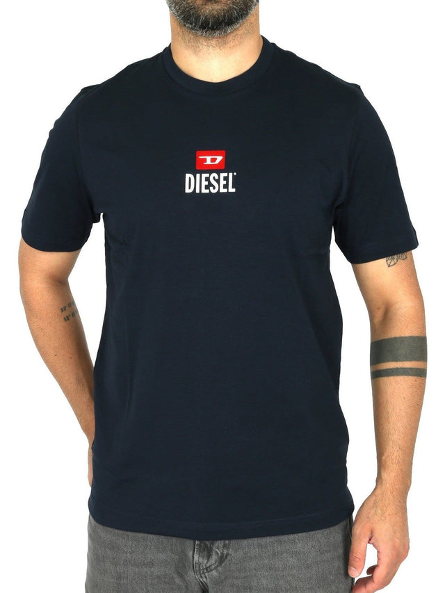 Diesel - Regular Fit T-Shirt - T-JUST SMALL-NEW D LOGO