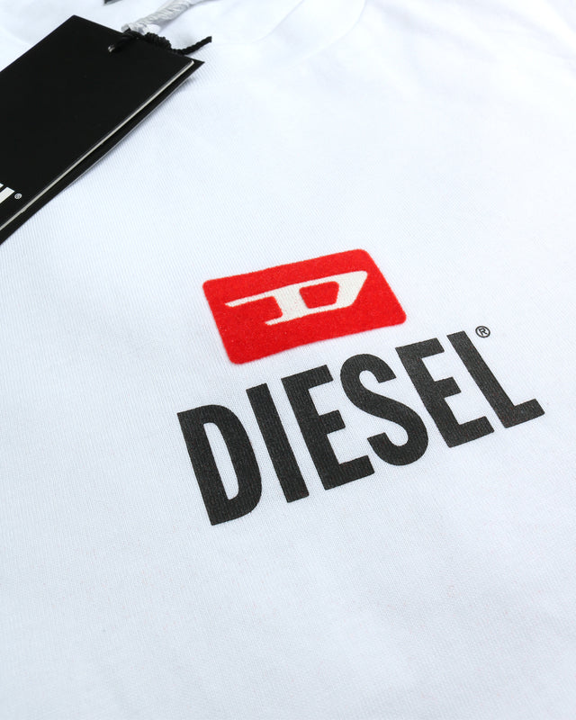 Diesel - Regular Fit T-Shirt - T-JUST SMALL-NEW D LOGO