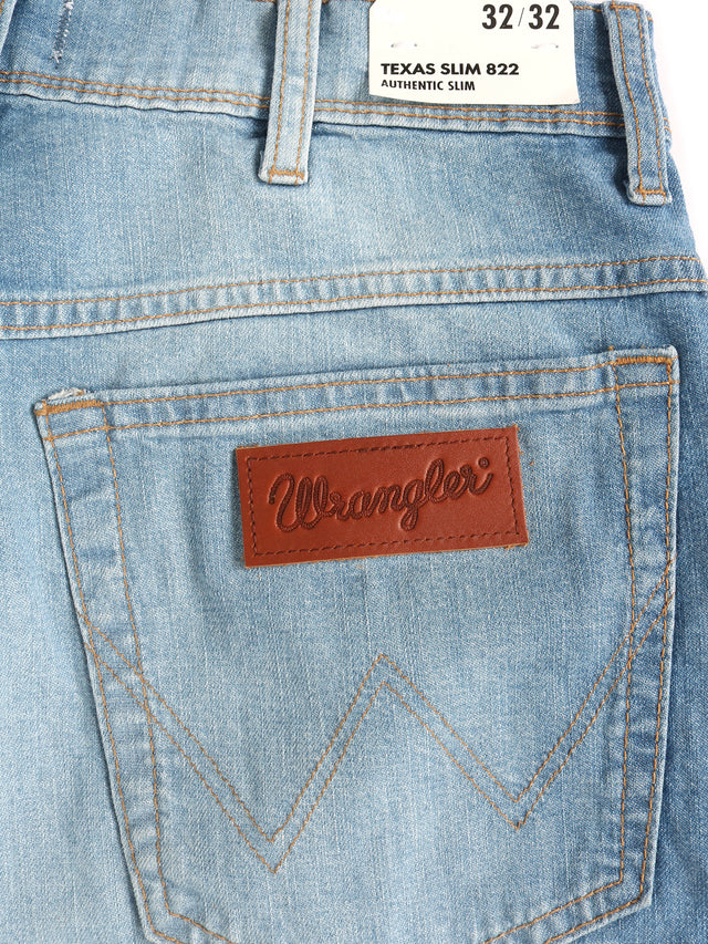 Wrangler - Slim Fit Jeans - TEXAS SLIM 822 SLATE SHADE