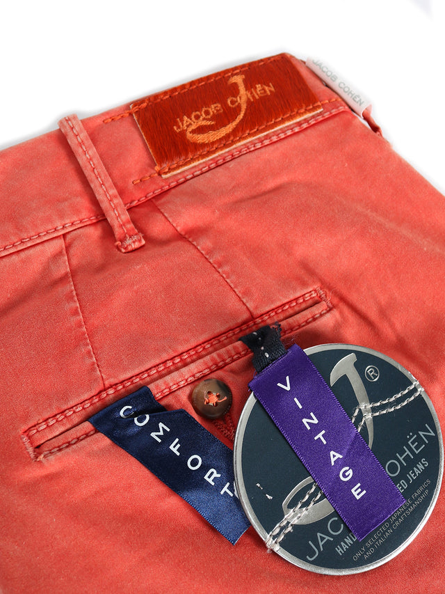 Jacob Cohen - Slim Fit Chino - Rot