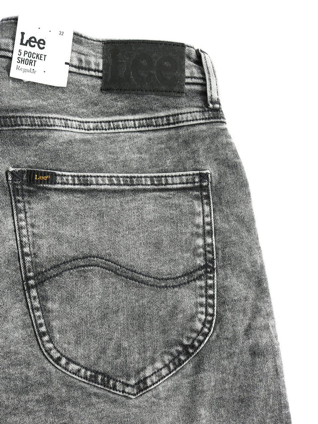 Lee - Regular Fit Denim Shorts - 5 POCKET Grey Storm