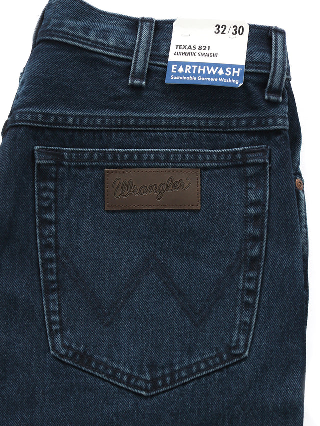 Wrangler - Straight Fit Jeans - Texas Coalblue Stone