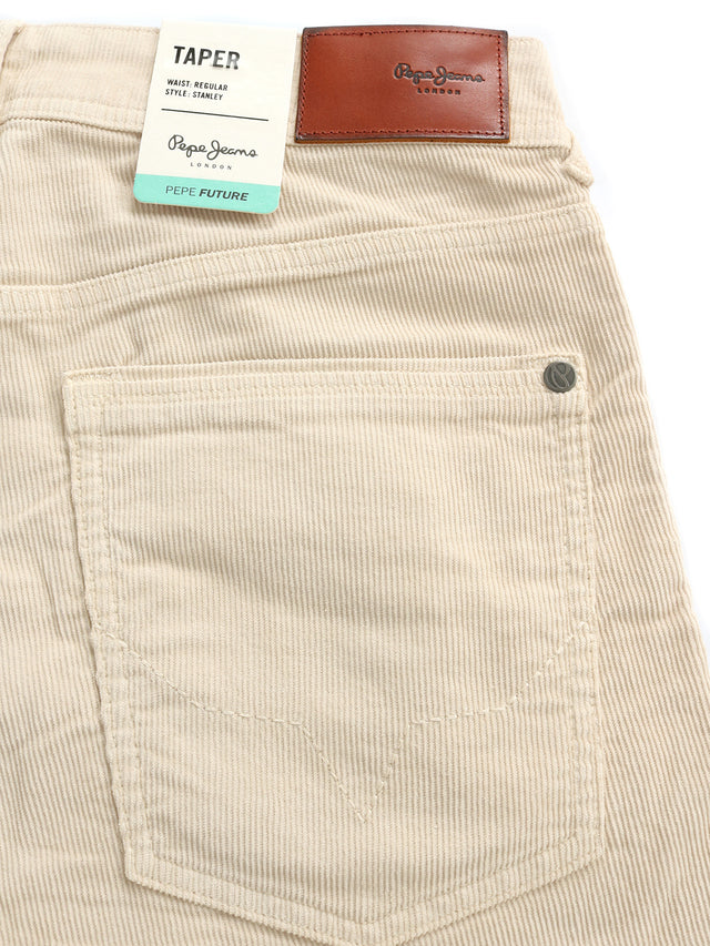 Pepe Jeans - Tapered Fit Cordhose - Stanley Sand