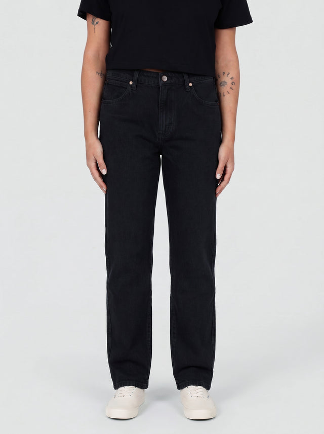 Wrangler - Straight Fit Jeans - SUNSET BLACK/ SUGARCOVE